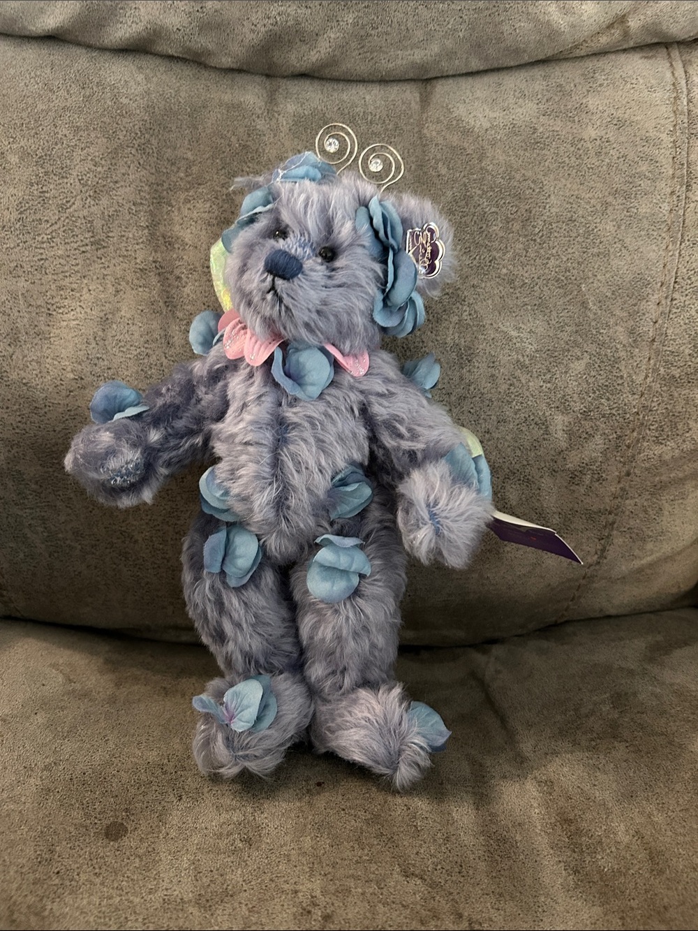 Annette Funicello Collectible Bear Co. Flower Fairy Mohair Teddy Bear